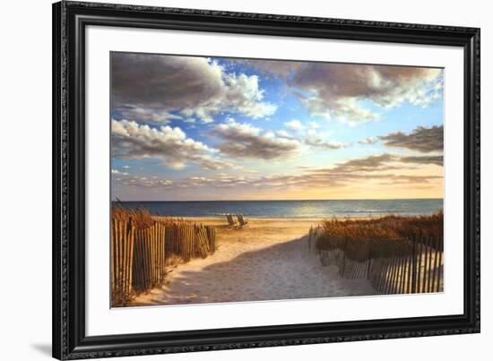 Sunset Beach-Daniel Pollera-Framed Art Print