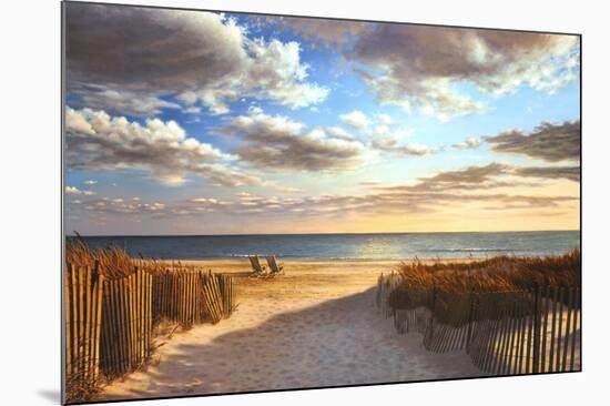 Sunset Beach-Daniel Pollera-Mounted Art Print