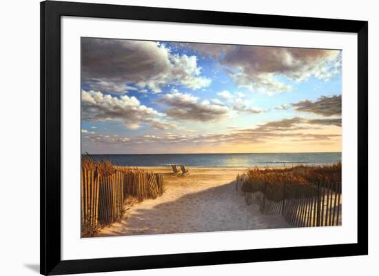 Sunset Beach-Daniel Pollera-Framed Art Print