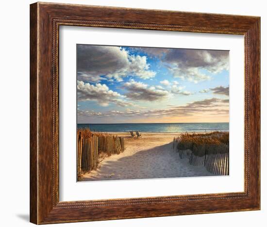 Sunset Beach-Daniel Pollera-Framed Art Print