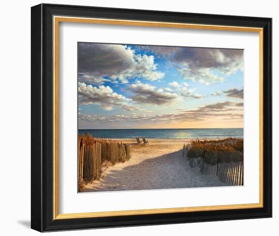 Sunset Beach-Daniel Pollera-Framed Art Print