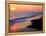 Sunset Beach-null-Framed Premier Image Canvas