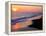 Sunset Beach-null-Framed Premier Image Canvas