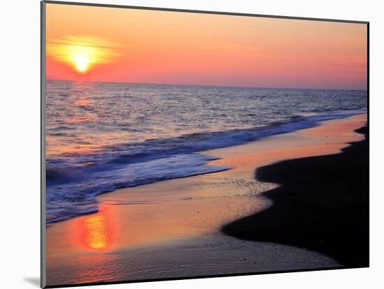 Sunset Beach-null-Mounted Photographic Print