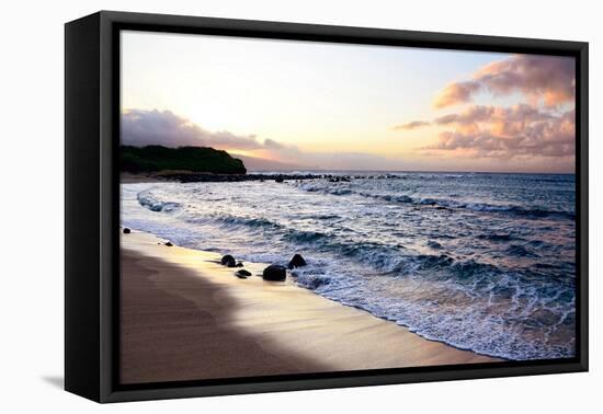 Sunset Beach-Bruce Nawrocke-Framed Stretched Canvas