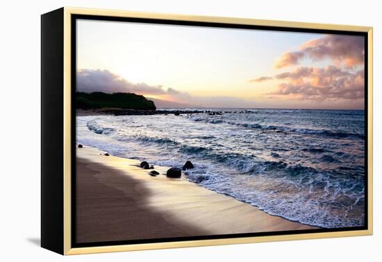 Sunset Beach-Bruce Nawrocke-Framed Stretched Canvas