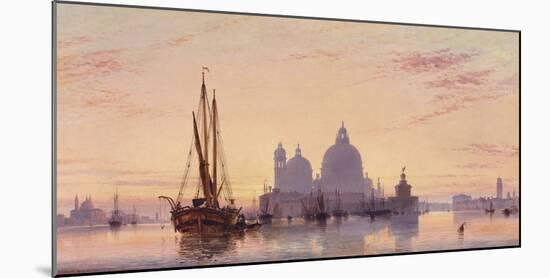 Sunset behind Santa Maria della Salute, Venice, 1851-E^W^ Cooke-Mounted Giclee Print