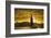 Sunset behind Stadshuset Bell Tower in Stockholm-Jon Hicks-Framed Photographic Print