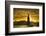 Sunset behind Stadshuset Bell Tower in Stockholm-Jon Hicks-Framed Photographic Print