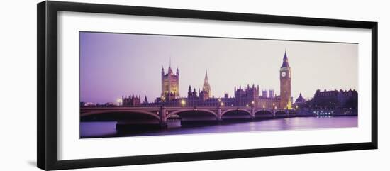 Sunset Big Ben London England-null-Framed Photographic Print