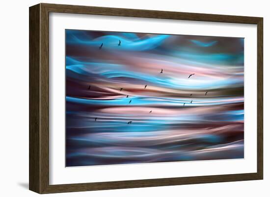 Sunset Birds-Ursula Abresch-Framed Photographic Print