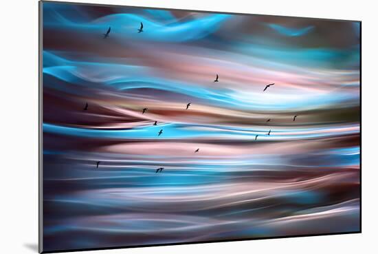 Sunset Birds-Ursula Abresch-Mounted Photographic Print