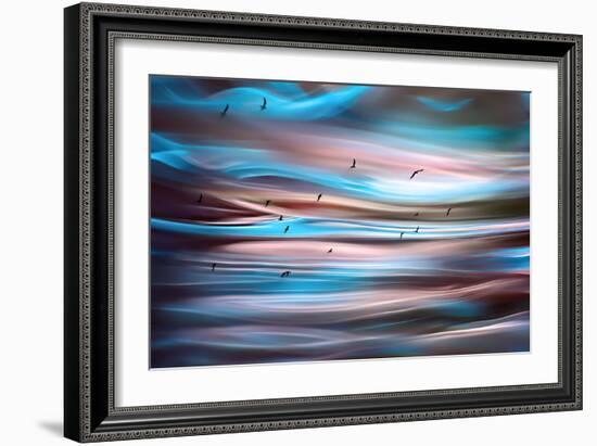 Sunset Birds-Ursula Abresch-Framed Photographic Print