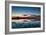 Sunset Blue Hour on the Causeway on Holy Island, Northumberland England UK-Tracey Whitefoot-Framed Photographic Print