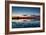 Sunset Blue Hour on the Causeway on Holy Island, Northumberland England UK-Tracey Whitefoot-Framed Photographic Print