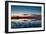 Sunset Blue Hour on the Causeway on Holy Island, Northumberland England UK-Tracey Whitefoot-Framed Photographic Print