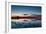 Sunset Blue Hour on the Causeway on Holy Island, Northumberland England UK-Tracey Whitefoot-Framed Photographic Print