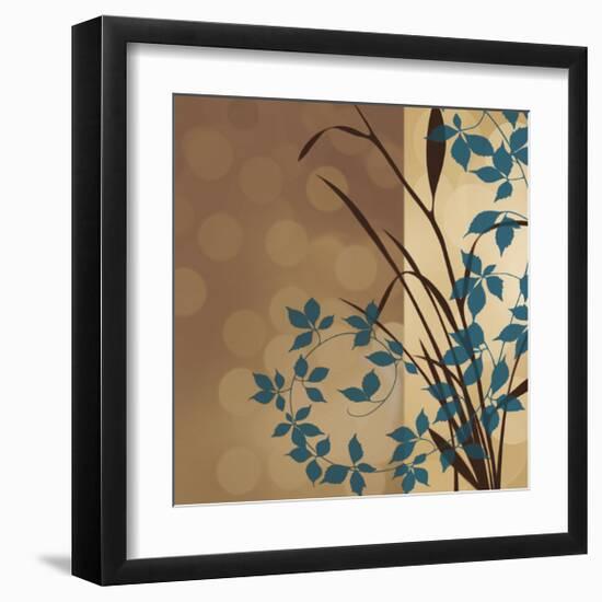 Sunset Blueprint II-Edward Aparicio-Framed Giclee Print