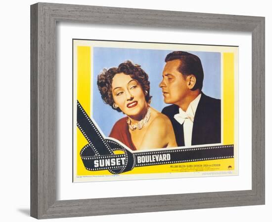 Sunset Boulevard, 1950-null-Framed Art Print