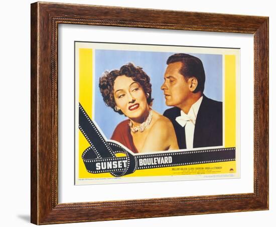 Sunset Boulevard, 1950-null-Framed Art Print