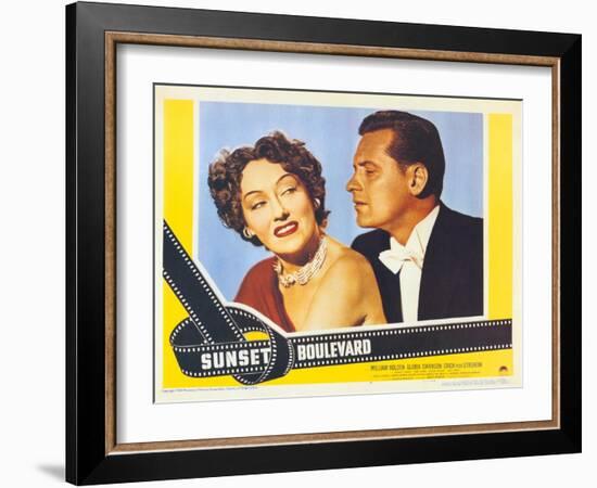 Sunset Boulevard, 1950-null-Framed Art Print