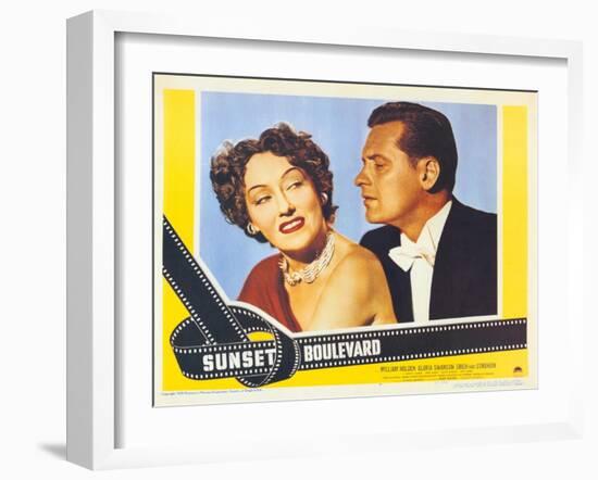 Sunset Boulevard, 1950-null-Framed Art Print