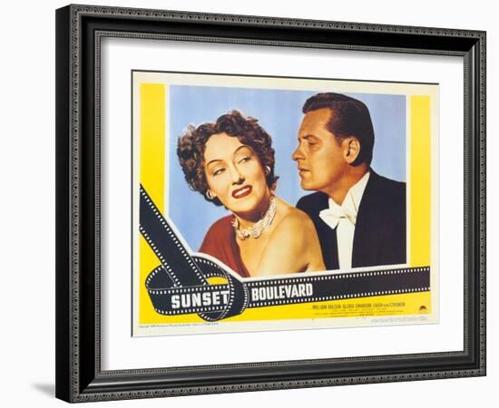 Sunset Boulevard, 1950-null-Framed Art Print