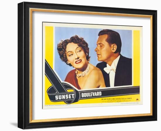 Sunset Boulevard, 1950-null-Framed Art Print