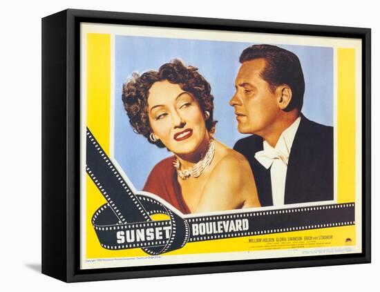 Sunset Boulevard, 1950-null-Framed Stretched Canvas