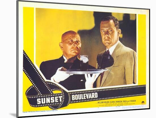 Sunset Boulevard, 1950-null-Mounted Art Print