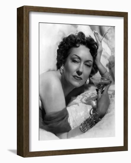 Sunset Boulevard, Gloria Swanson, 1950-null-Framed Photo