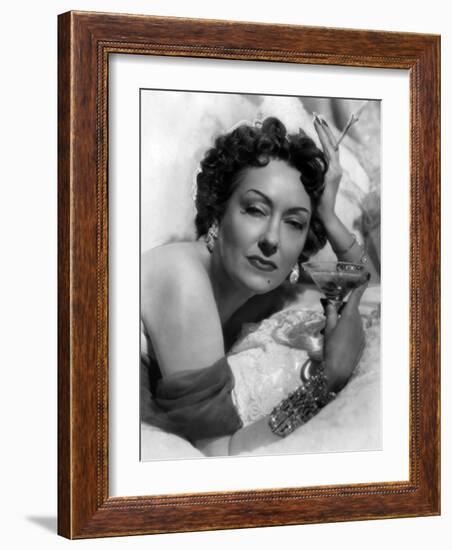 Sunset Boulevard, Gloria Swanson, 1950-null-Framed Photo