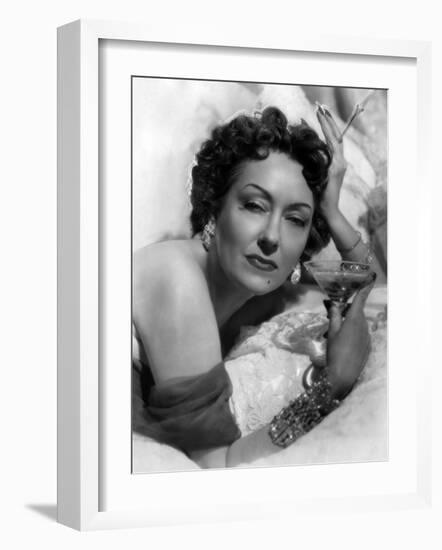 Sunset Boulevard, Gloria Swanson, 1950-null-Framed Photo