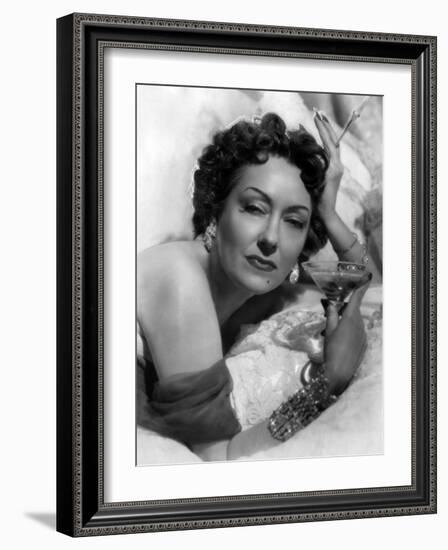 Sunset Boulevard, Gloria Swanson, 1950-null-Framed Photo