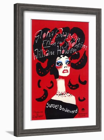 Sunset Boulevard--Framed Art Print