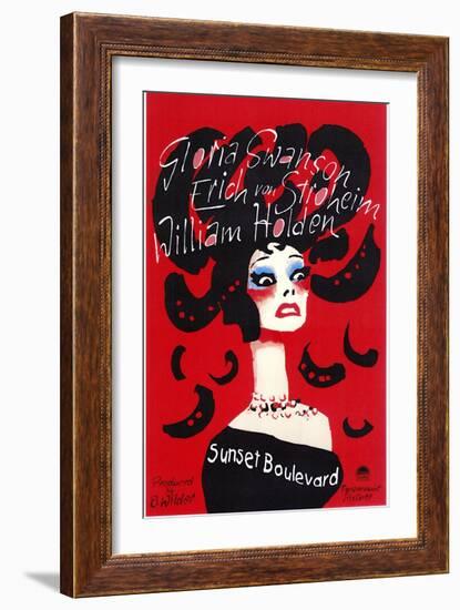 Sunset Boulevard--Framed Art Print