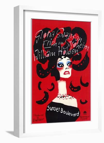 Sunset Boulevard-null-Framed Art Print