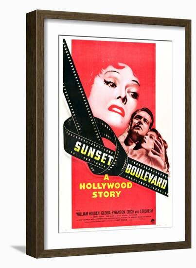 Sunset Boulevard-null-Framed Art Print