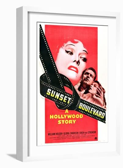 Sunset Boulevard-null-Framed Art Print