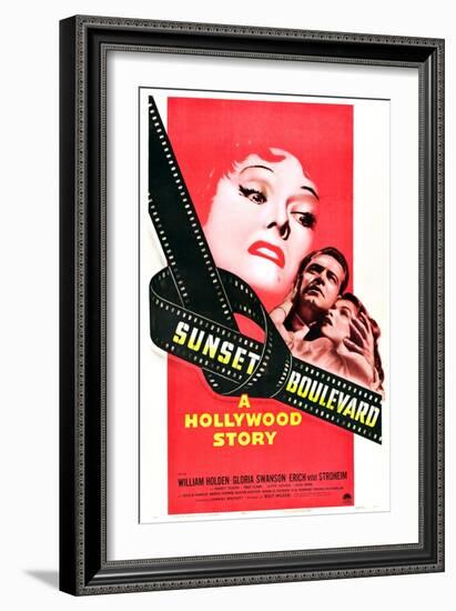 Sunset Boulevard-null-Framed Art Print