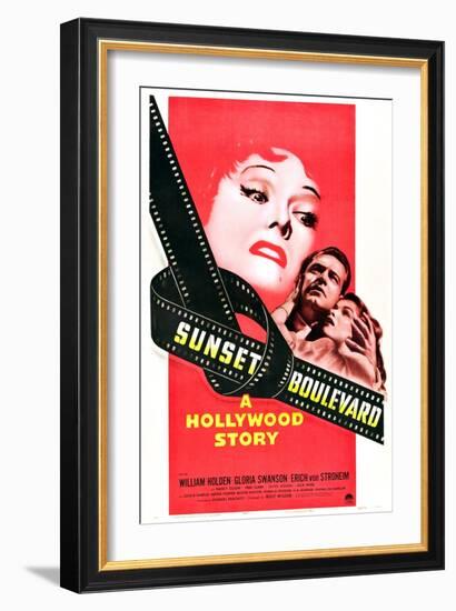 Sunset Boulevard-null-Framed Art Print