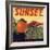 Sunset Brand - Corona, California - Citrus Crate Label-Lantern Press-Framed Art Print