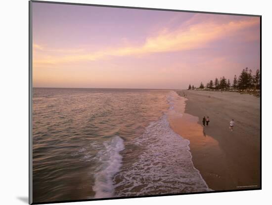 Sunset, Brighton Beach, Adelaide, South Australia, Australia-Neale Clarke-Mounted Photographic Print
