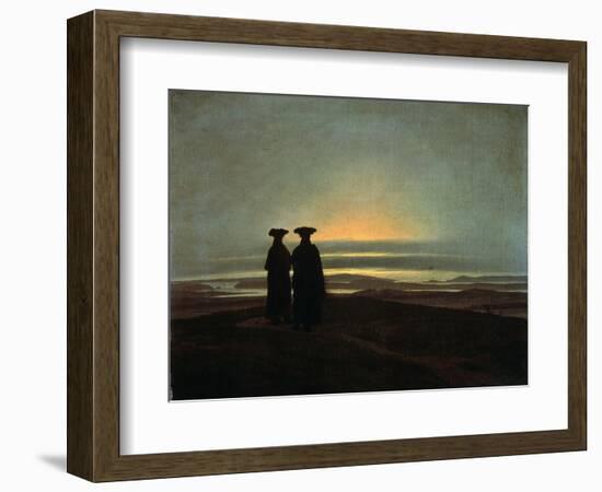 Sunset (Brother), Between 1830 and 1835-Caspar David Friedrich-Framed Giclee Print