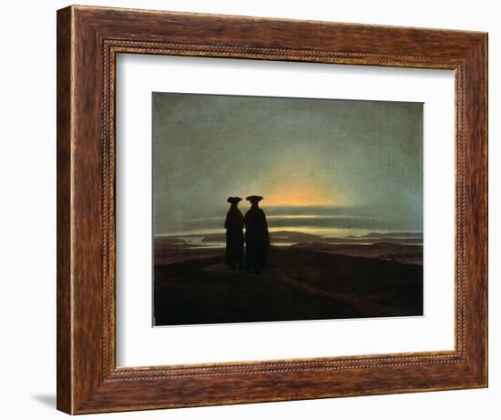 Sunset (Brother), Between 1830 and 1835-Caspar David Friedrich-Framed Giclee Print