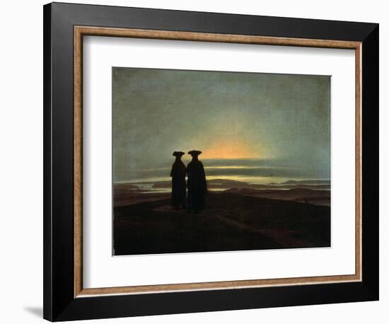 Sunset (Brother), Between 1830 and 1835-Caspar David Friedrich-Framed Giclee Print