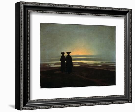 Sunset (Brother), Between 1830 and 1835-Caspar David Friedrich-Framed Giclee Print