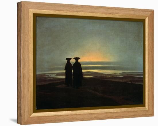 Sunset (Brother), Between 1830 and 1835-Caspar David Friedrich-Framed Premier Image Canvas