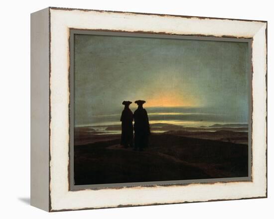 Sunset (Brother), Between 1830 and 1835-Caspar David Friedrich-Framed Premier Image Canvas