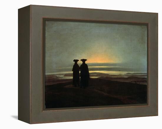 Sunset (Brother), Between 1830 and 1835-Caspar David Friedrich-Framed Premier Image Canvas